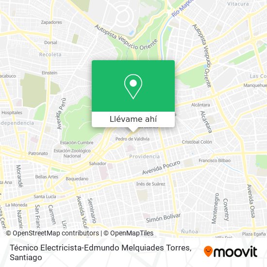 Mapa de Técnico Electricista-Edmundo Melquiades Torres