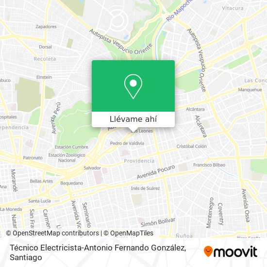 Mapa de Técnico Electricista-Antonio Fernando González