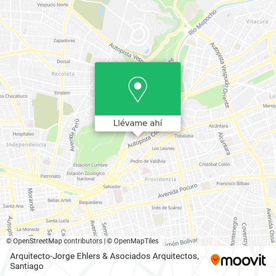 Mapa de Arquitecto-Jorge Ehlers & Asociados Arquitectos