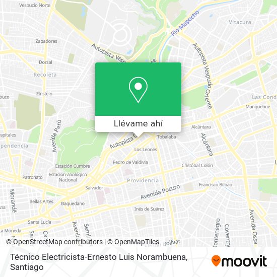 Mapa de Técnico Electricista-Ernesto Luis Norambuena