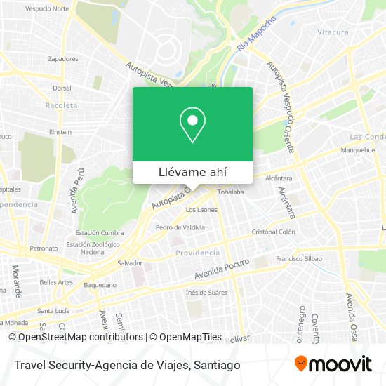 Mapa de Travel Security-Agencia de Viajes