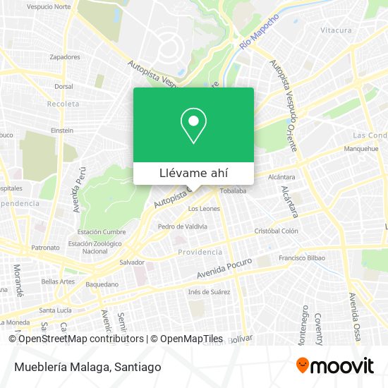 Mapa de Mueblería Malaga
