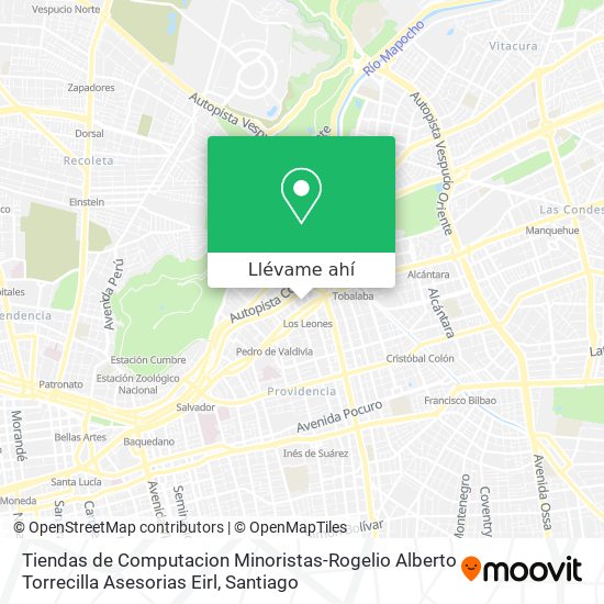 Mapa de Tiendas de Computacion Minoristas-Rogelio Alberto Torrecilla Asesorias Eirl