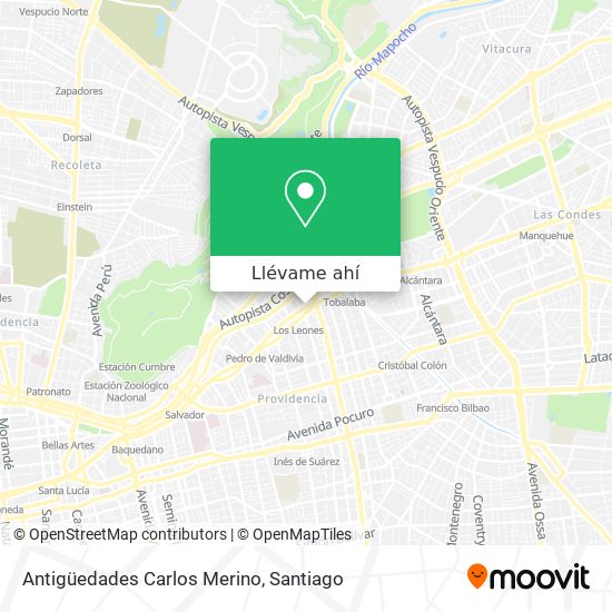 Mapa de Antigüedades Carlos Merino