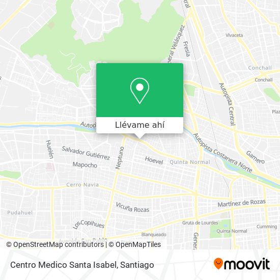 Mapa de Centro Medico Santa Isabel