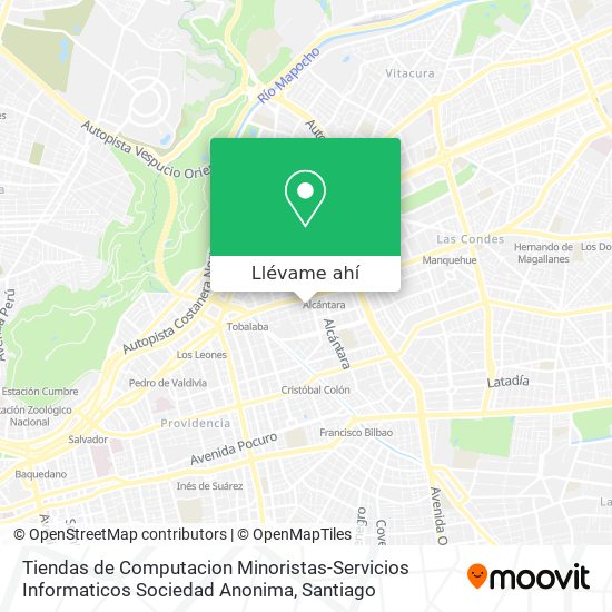 Mapa de Tiendas de Computacion Minoristas-Servicios Informaticos Sociedad Anonima