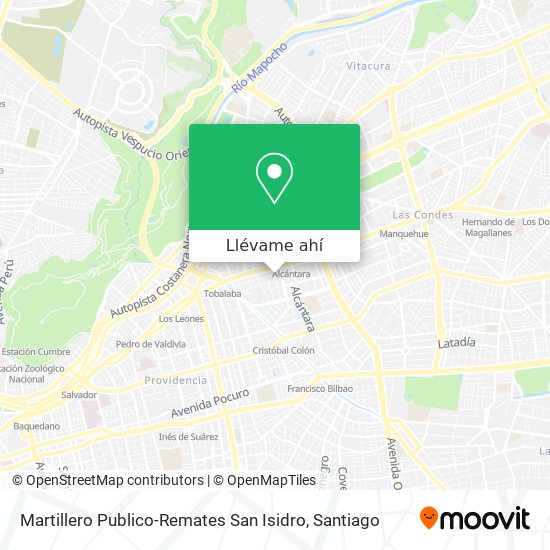 Mapa de Martillero Publico-Remates San Isidro