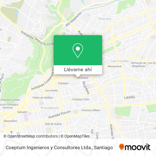 Mapa de Coeptum Ingenieros y Consultores Ltda.