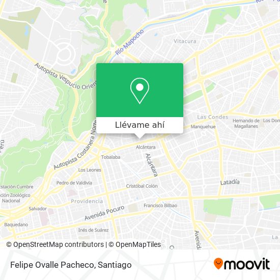 Mapa de Felipe Ovalle Pacheco