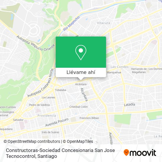 Mapa de Constructoras-Sociedad Concesionaria San Jose Tecnocontrol