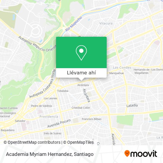Mapa de Academia Myriam Hernandez