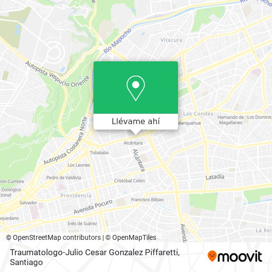 Mapa de Traumatologo-Julio Cesar Gonzalez Piffaretti