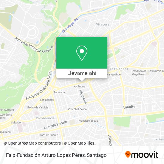 Mapa de Falp-Fundación Arturo Lopez Pérez