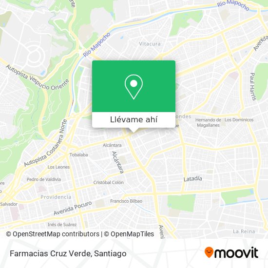 Mapa de Farmacias Cruz Verde