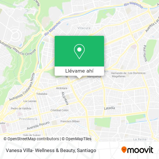 Mapa de Vanesa Villa- Wellness & Beauty