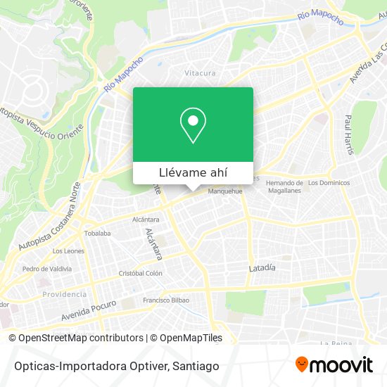 Mapa de Opticas-Importadora Optiver