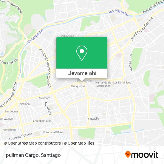 Mapa de pullman Cargo