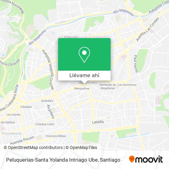 Mapa de Peluquerias-Santa Yolanda Intriago Ube