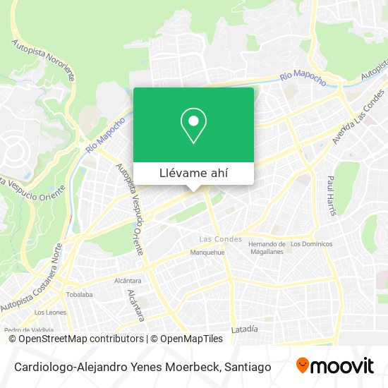Mapa de Cardiologo-Alejandro Yenes Moerbeck