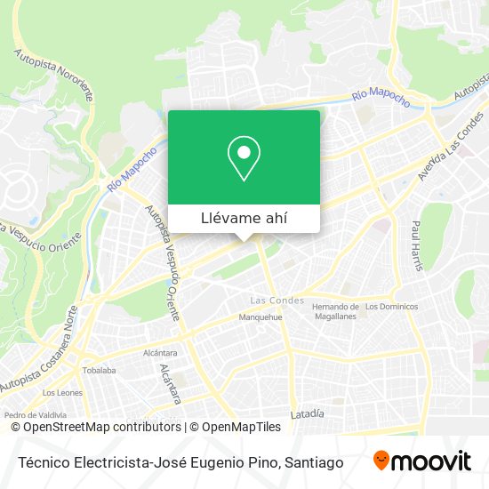 Mapa de Técnico Electricista-José Eugenio Pino