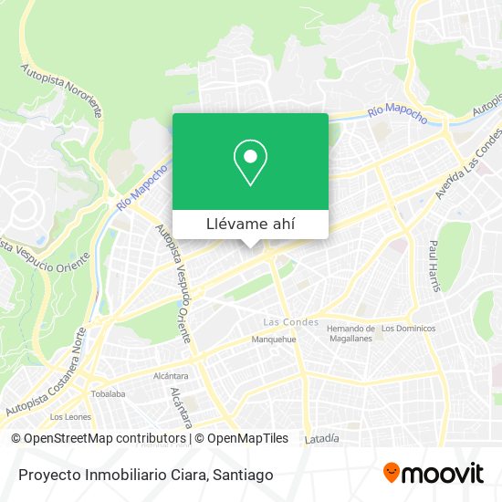 Mapa de Proyecto Inmobiliario Ciara