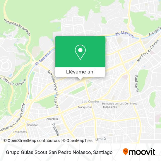 Mapa de Grupo Guias Scout San Pedro Nolasco
