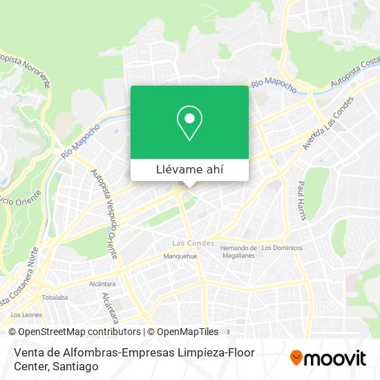 Mapa de Venta de Alfombras-Empresas Limpieza-Floor Center