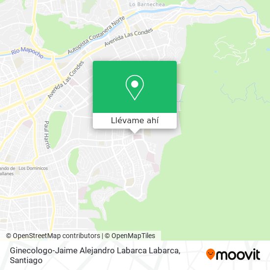 Mapa de Ginecologo-Jaime Alejandro Labarca Labarca
