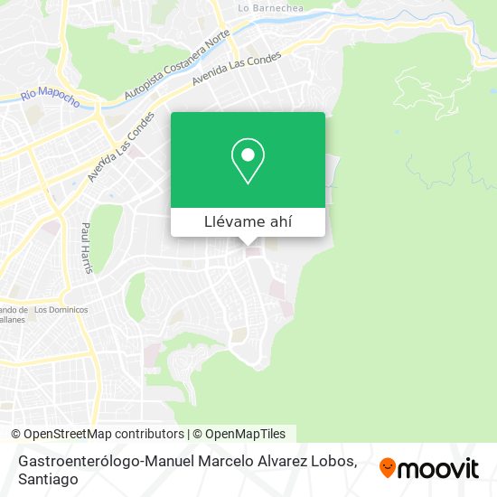 Mapa de Gastroenterólogo-Manuel Marcelo Alvarez Lobos