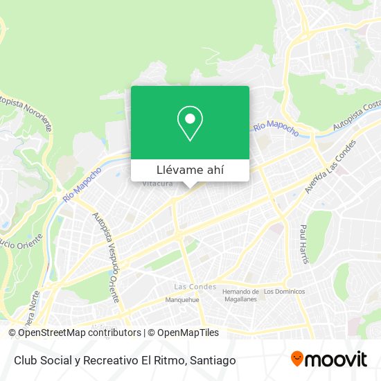 Mapa de Club Social y Recreativo El Ritmo