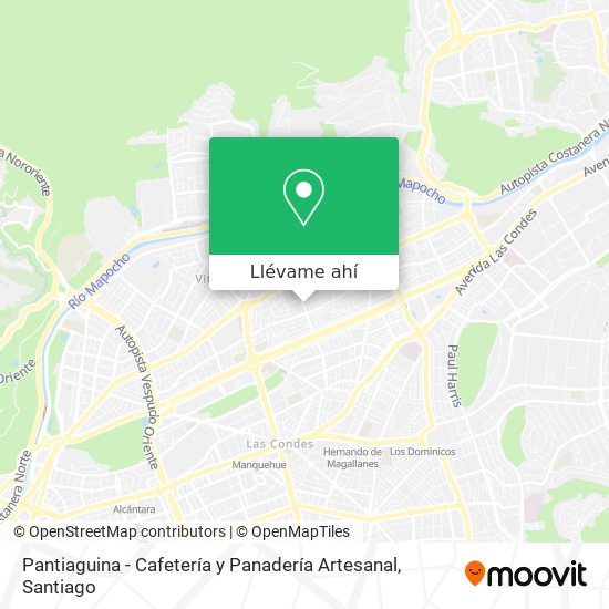 Mapa de Pantiaguina - Cafetería y Panadería Artesanal