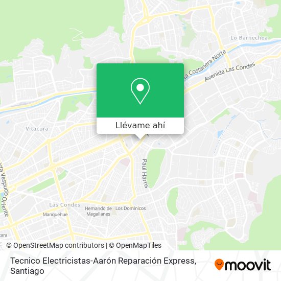 Mapa de Tecnico Electricistas-Aarón Reparación Express