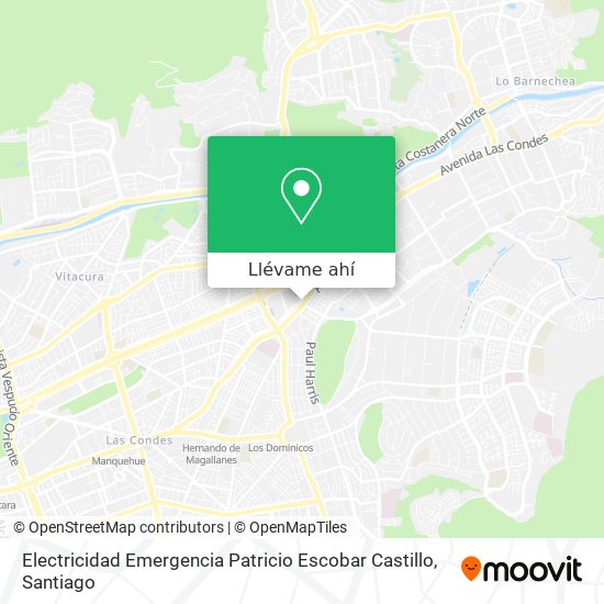 Mapa de Electricidad Emergencia Patricio Escobar Castillo