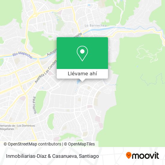 Mapa de Inmobiliarias-Díaz & Casanueva