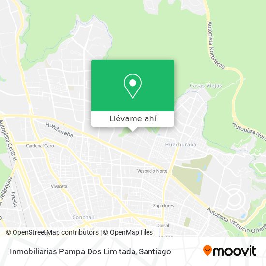 Mapa de Inmobiliarias Pampa Dos Limitada