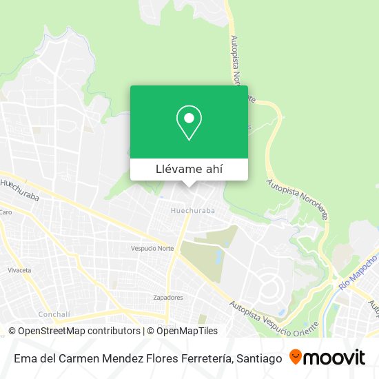 Mapa de Ema del Carmen Mendez Flores Ferretería