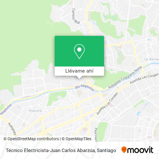 Mapa de Técnico Electricista-Juan Carlos Abarzúa