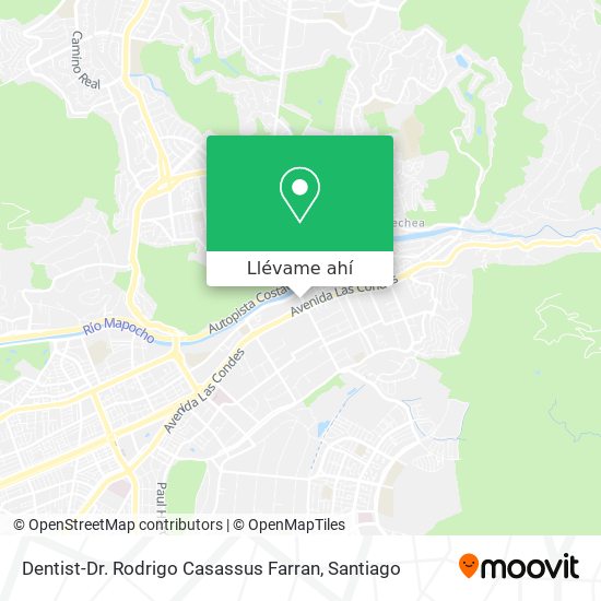 Mapa de Dentist-Dr. Rodrigo Casassus Farran