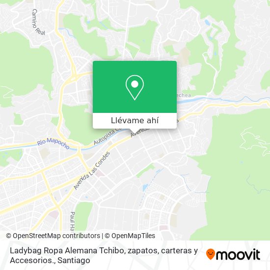 Mapa de Ladybag Ropa Alemana Tchibo, zapatos, carteras y Accesorios.
