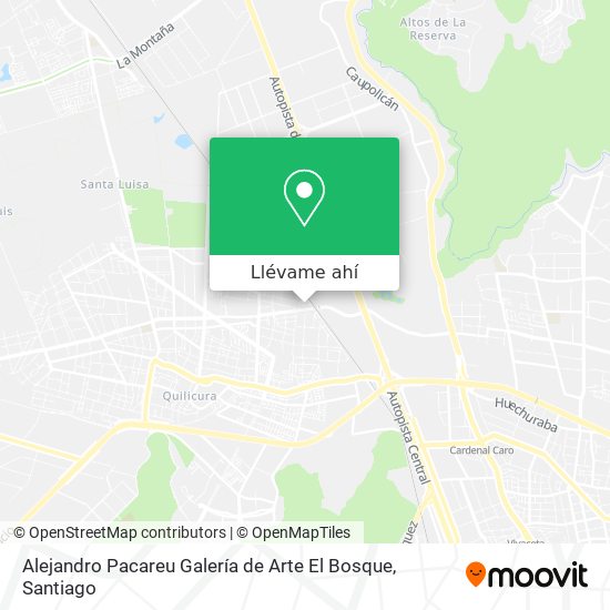 Mapa de Alejandro Pacareu Galería de Arte El Bosque