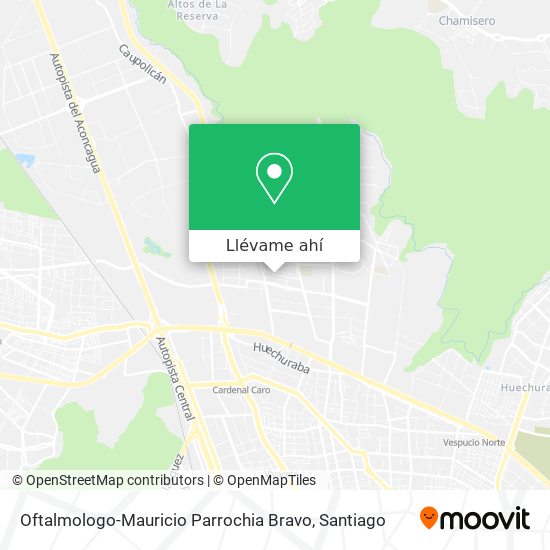 Mapa de Oftalmologo-Mauricio Parrochia Bravo