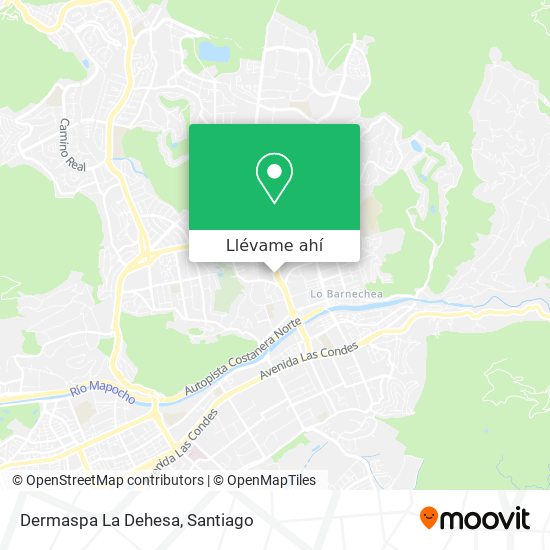 Mapa de Dermaspa La Dehesa