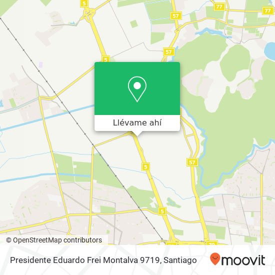 Mapa de Presidente Eduardo Frei Montalva 9719