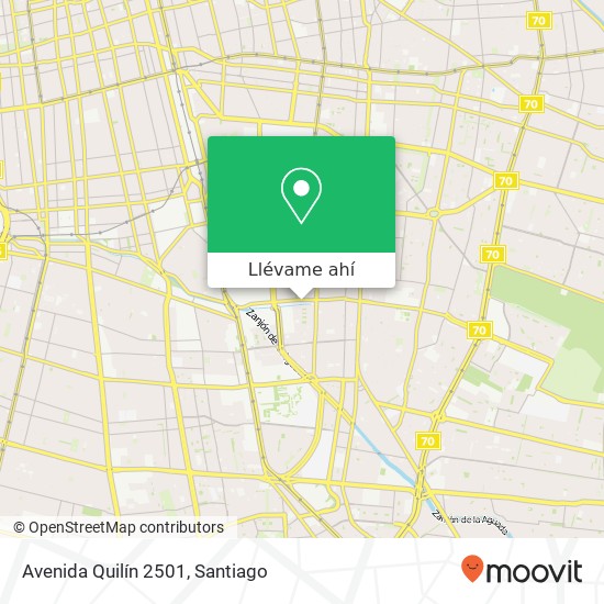 Mapa de Avenida Quilín 2501