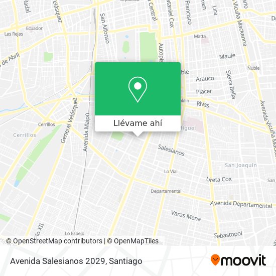 Mapa de Avenida Salesianos 2029