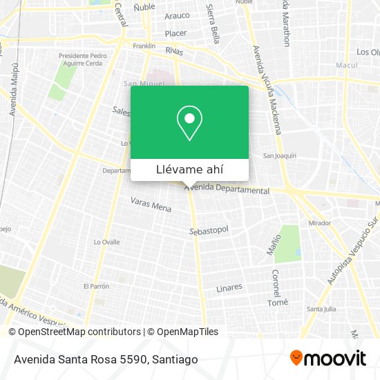 Mapa de Avenida Santa Rosa 5590