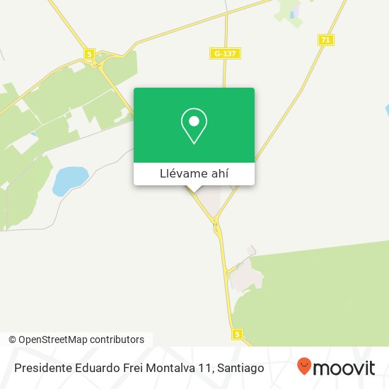 Mapa de Presidente Eduardo Frei Montalva 11
