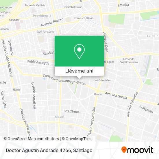 Mapa de Doctor Agustín Andrade 4266