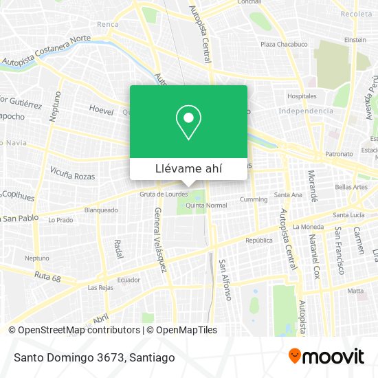 Mapa de Santo Domingo 3673