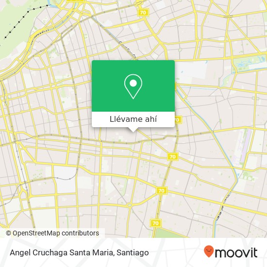 Mapa de Angel Cruchaga Santa Maria